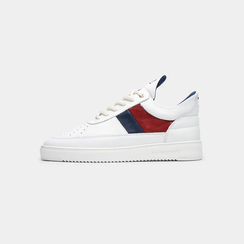 Filling Pieces Low Top Game Podium White
