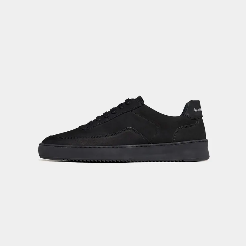 Filling Pieces Mondo 2.0 Ripple Nubuck All Black