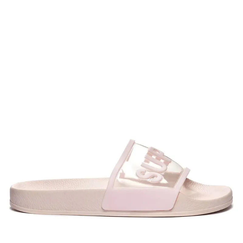 Superga 1908 Slides Clear Identity Pink Lt (S31088)