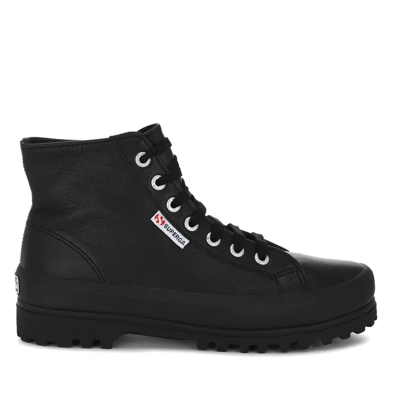 Superga 2341 Alpina Nappa Full Black (S31593)