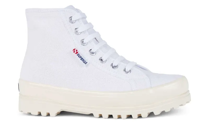 Superga 2341 Alpina Shiny Gum White Shiny Off White (S27971)