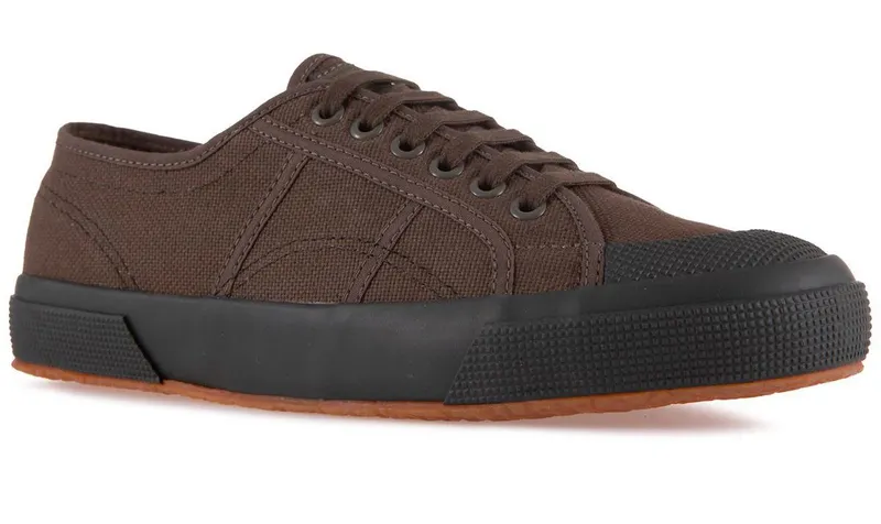 Superga 2390 Cotu Brown Military / Green Dk (S28815)