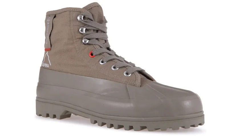 Superga 2481 Alpina Ripstop Green Safari / Orange Tomato (S29548)