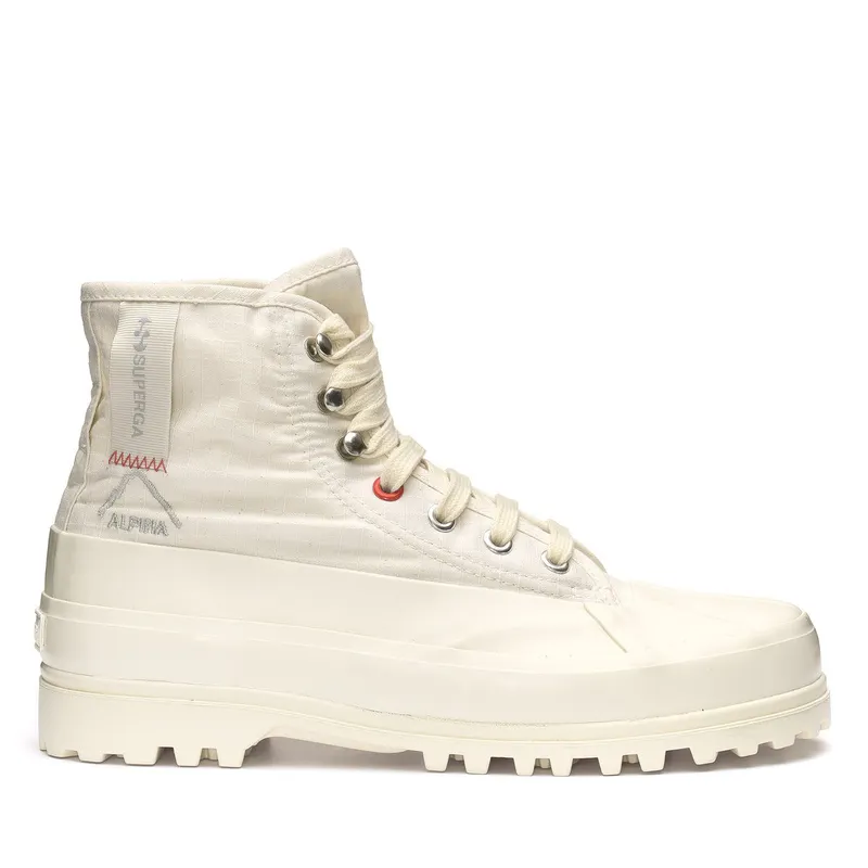 Superga 2481 Alpina Ripstop Beige Naturak / Orange Tomato (S29559)