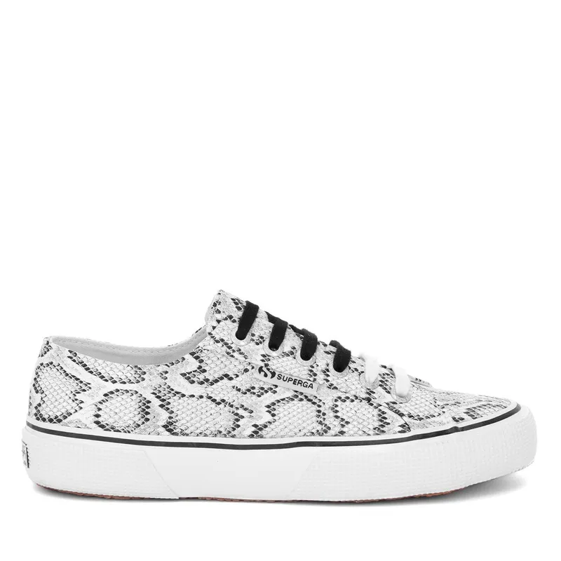 Superga 2490 Bold Snake White Black Snake (S30614)