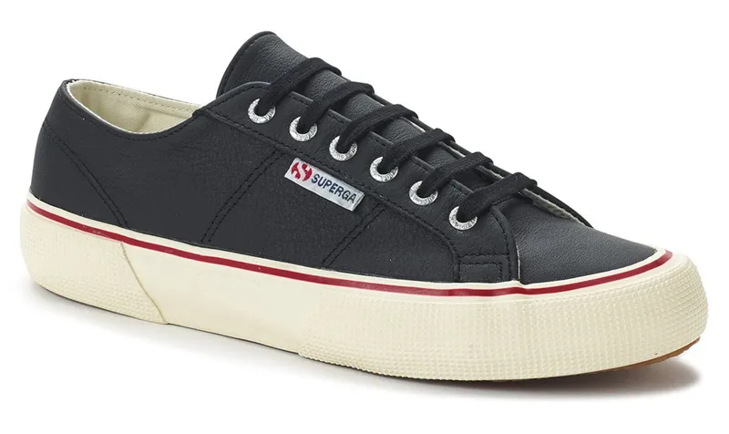 Superga 2490 Leather Black (S26613)