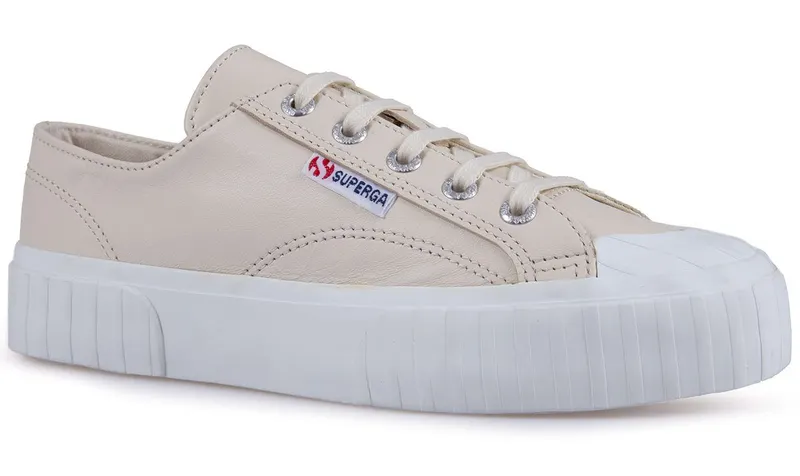 Superga 2630 Stripe Nappa Beige (S28777)