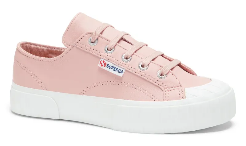 Superga 2630 Stripe Nappa Pink (S28785)