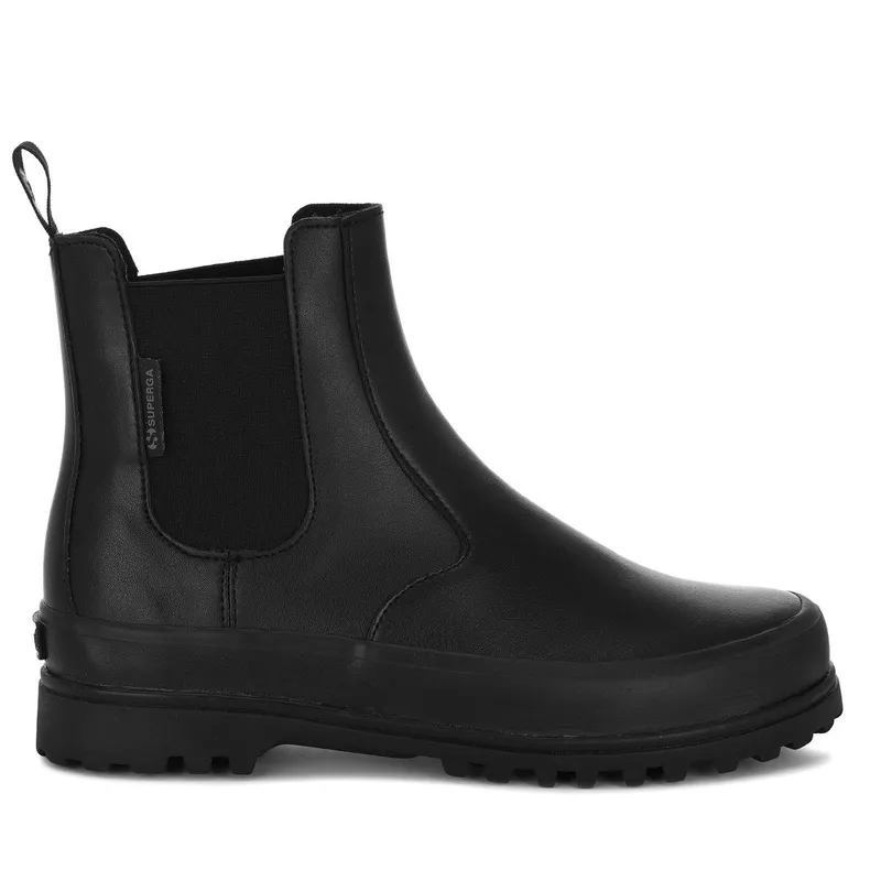 Superga 2678 Alpina Faux Leather Total Black (S29783)