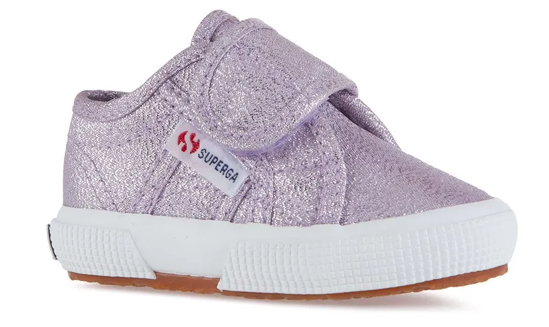 Superga 2750 Baby Strap Lame Violet Lilla (S29165)