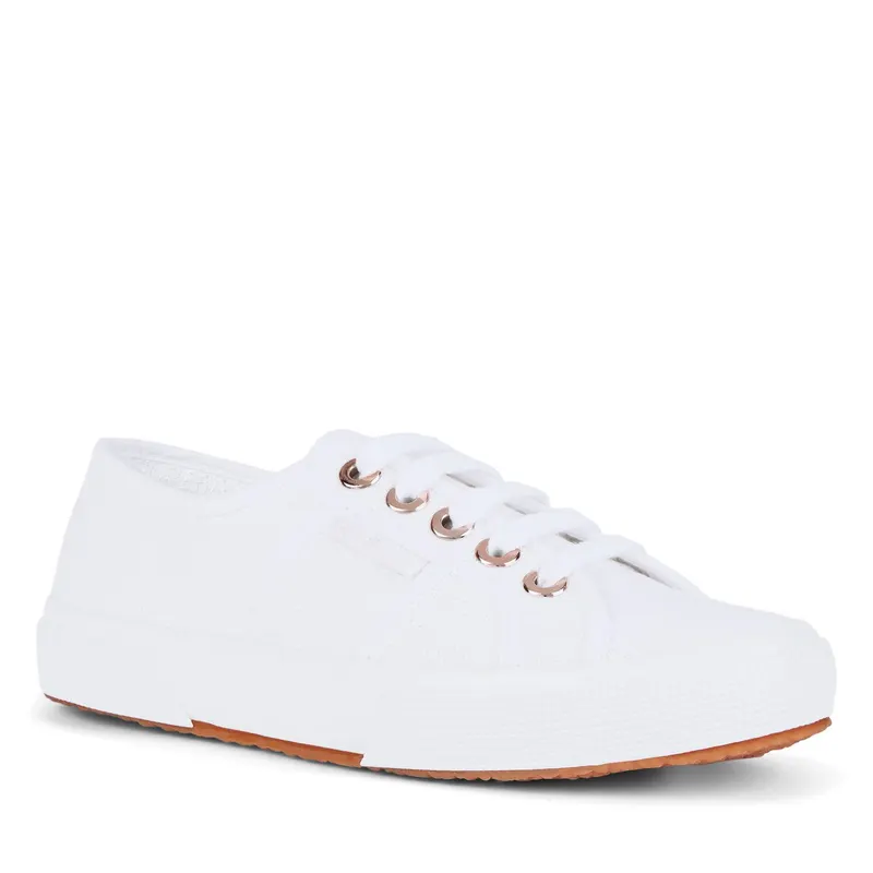 Superga 2750 Cotu Big Eyelets White Rose Gold (S26411)