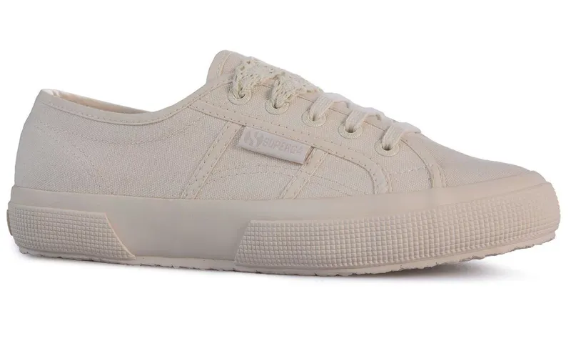 Superga 2750 Crochet Laces Beige Gesso (S28130)