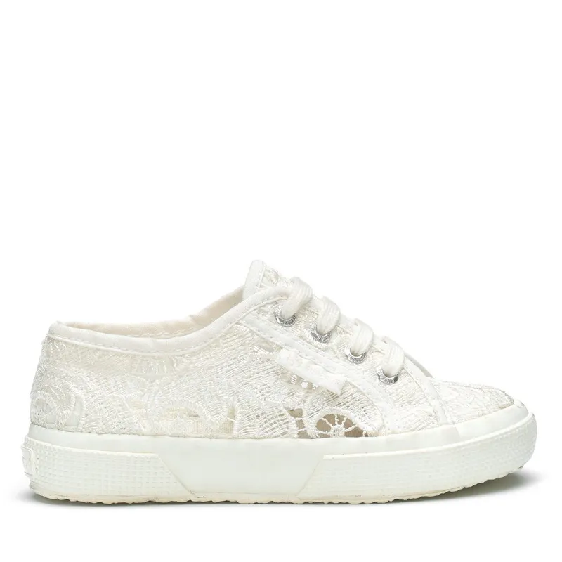 Superga 2750 Kids Macrame Total White Avorio (S31077)