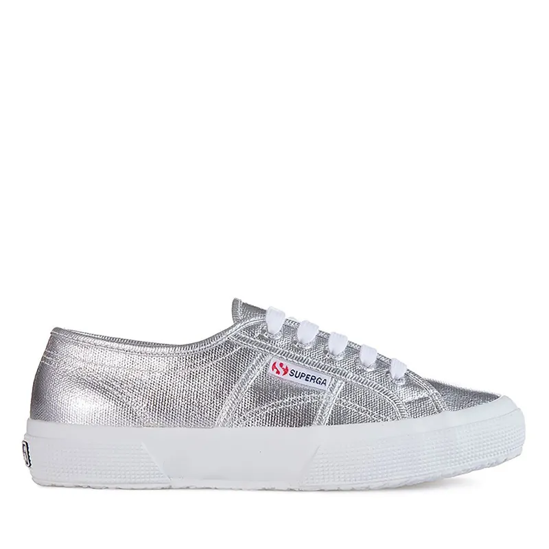 Superga 2750 Metallic Canvas Grey Silver (S29674)