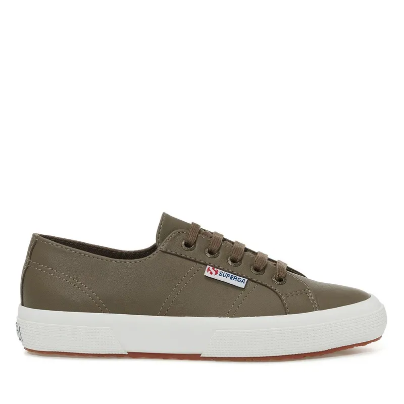 Superga 2750 Nappa Lea Fossil / Matt / F Avorio (S31561)