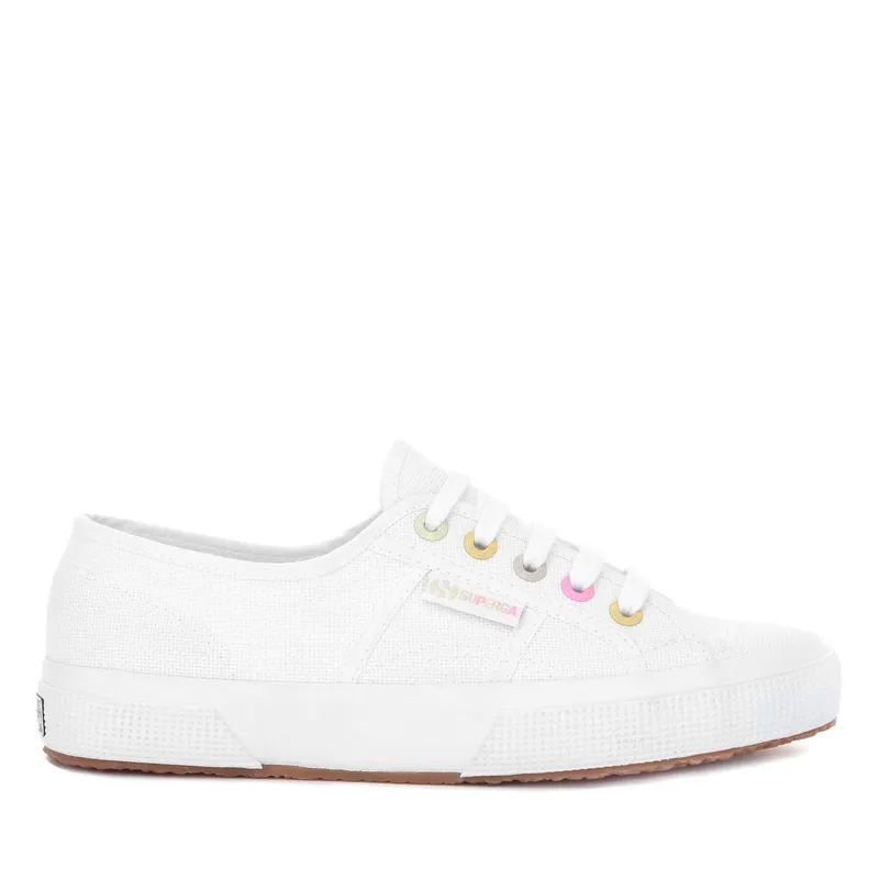 Superga 2750 Rainbow Details White Candy Multicolor (S30587)