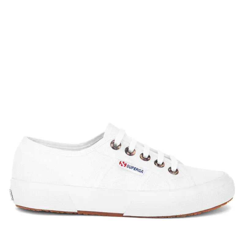 Superga 2750 Resin Eyelets White Classic Tortoiseshell (S30799)