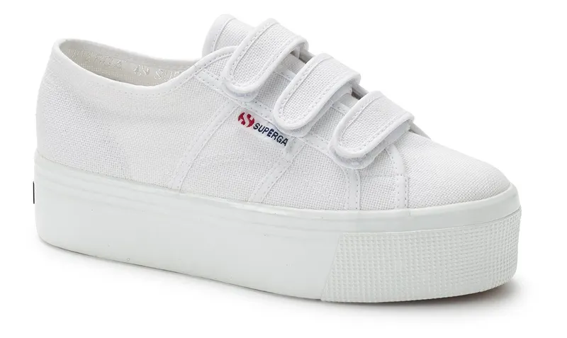 Superga 2790 Cotu Strap Shiny Foxing White Shiny White (S26660)