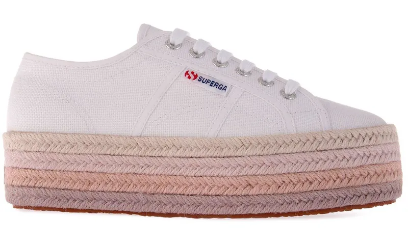 Superga 2790 Multicolour Rope White Pink Lt Pink Smoke (S28315)
