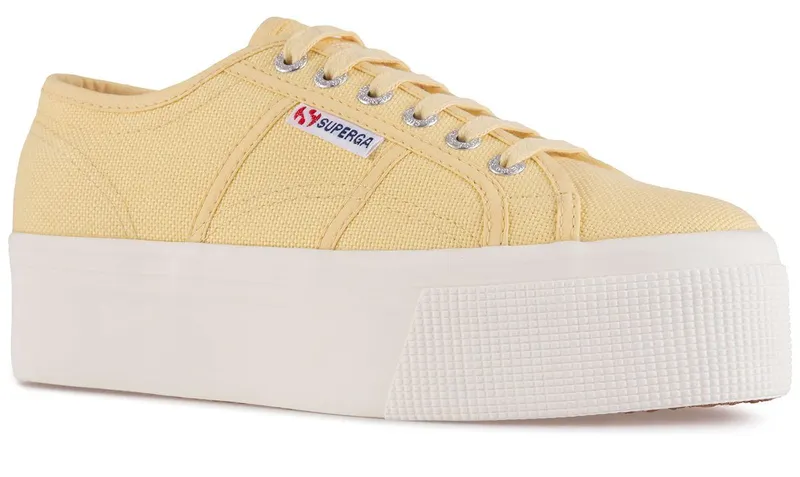 Superga 2790 Linea Up Down Beige Gomme Yellow (S29115)