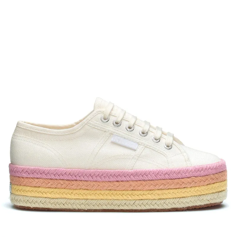 Superga 2790 Multicolour Rope White Avorio / Candy Multicolour (S30460)