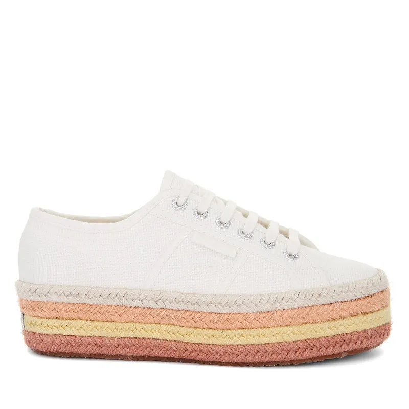 Superga 2790 Multicolour Rope White Avorio / Bgesso / Oapricot / B (S30444)