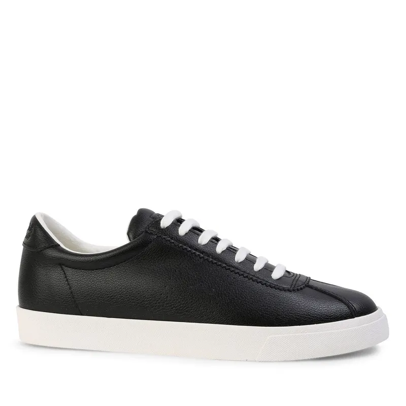Superga 2843 Club S Vegan Leather Black / White Avorio (S30566)
