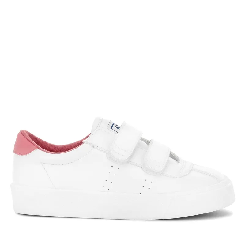 Superga 2843 Kids Club S Vegan White / Pink Dusty (S31045)