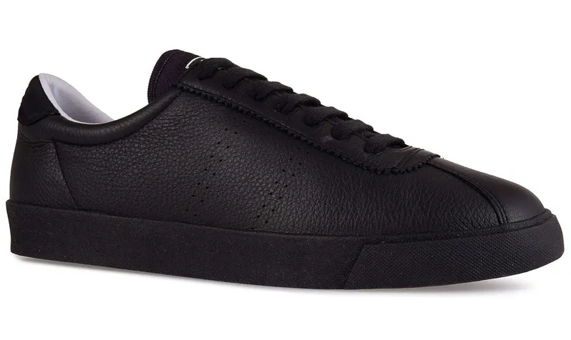 Superga 2843 Superga Sport Club S Black White Avorio (S29382)