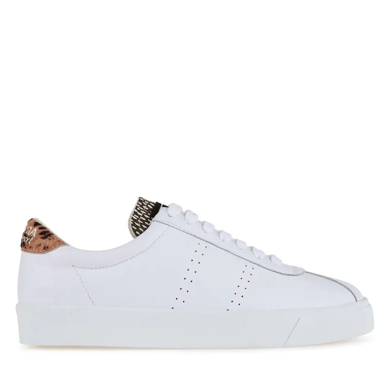 Superga 2843 Superga Sport Club S Ponyhair White Brown Deer Marshmallow D (S29399)