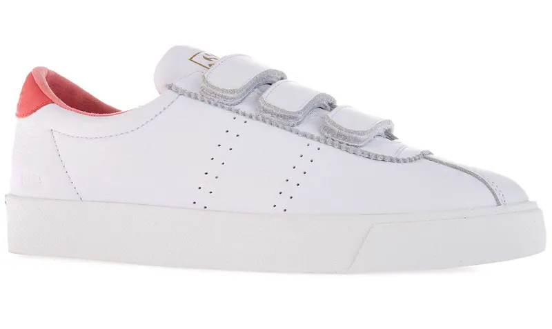 Superga 2870 Superga Sport Club S Strap White Red Coral (S27206)