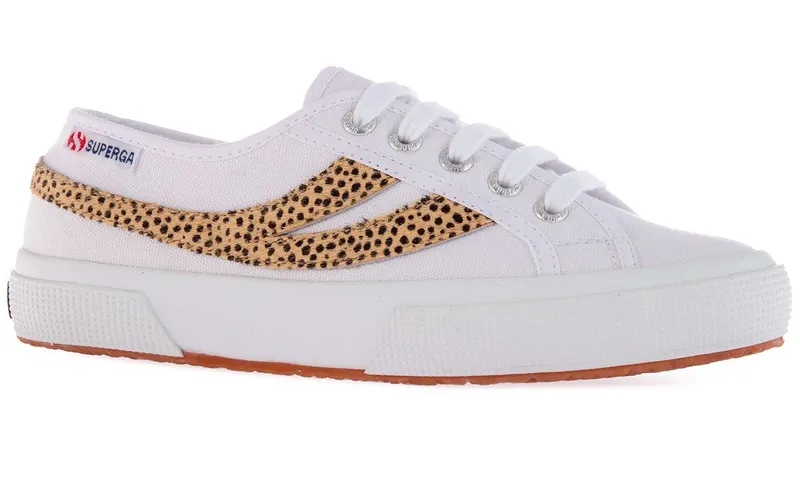 Superga 2953 Cotu Ponyhair White Cheeta (S28038)