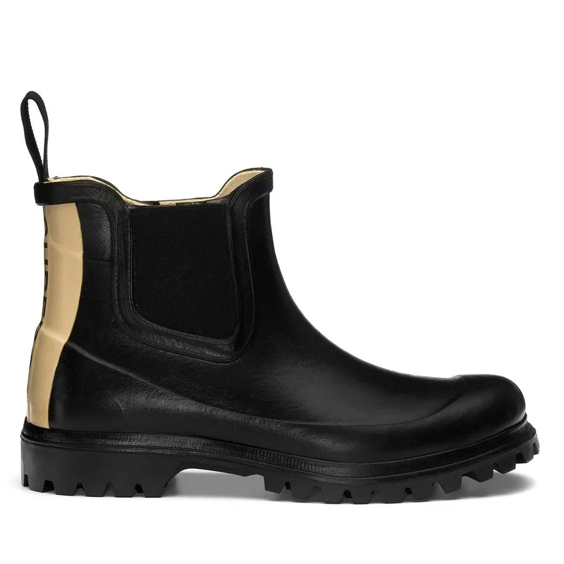 Superga 798 Rubber Boots Lettering Black (S29569)