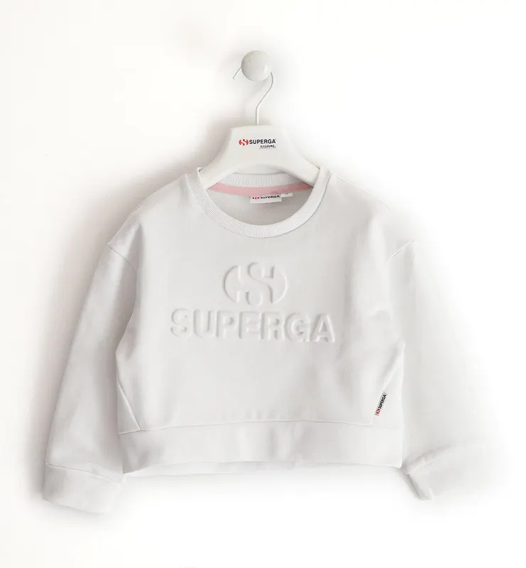 Superga Superga Kids Sweatshirt White (S30004)