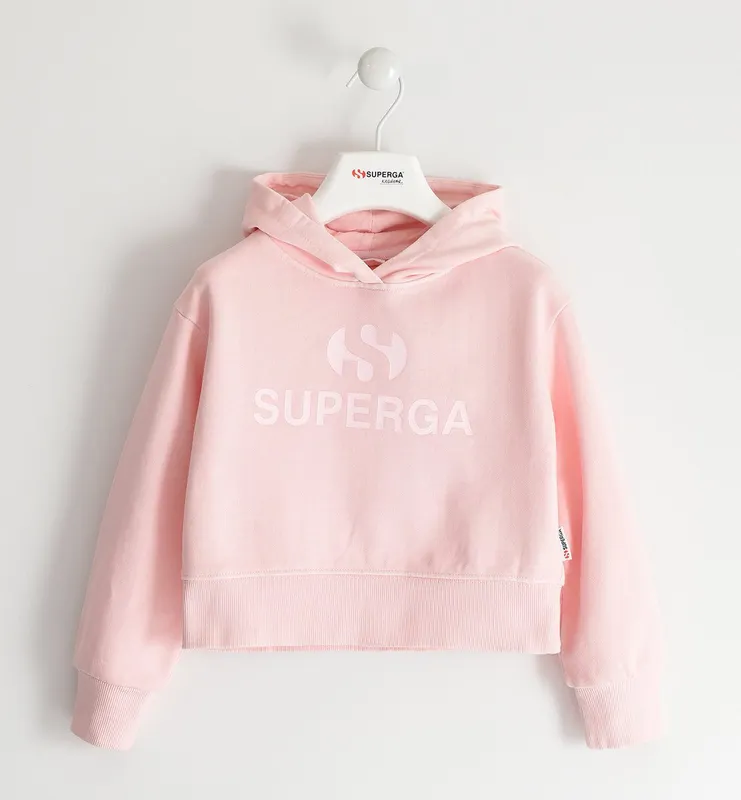 Superga Superga Kids Hoodie Pink (S29998)