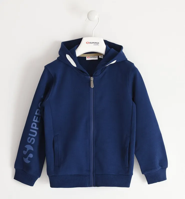 Superga Superga Kids Zip Up Hoodie Navy (S29949)