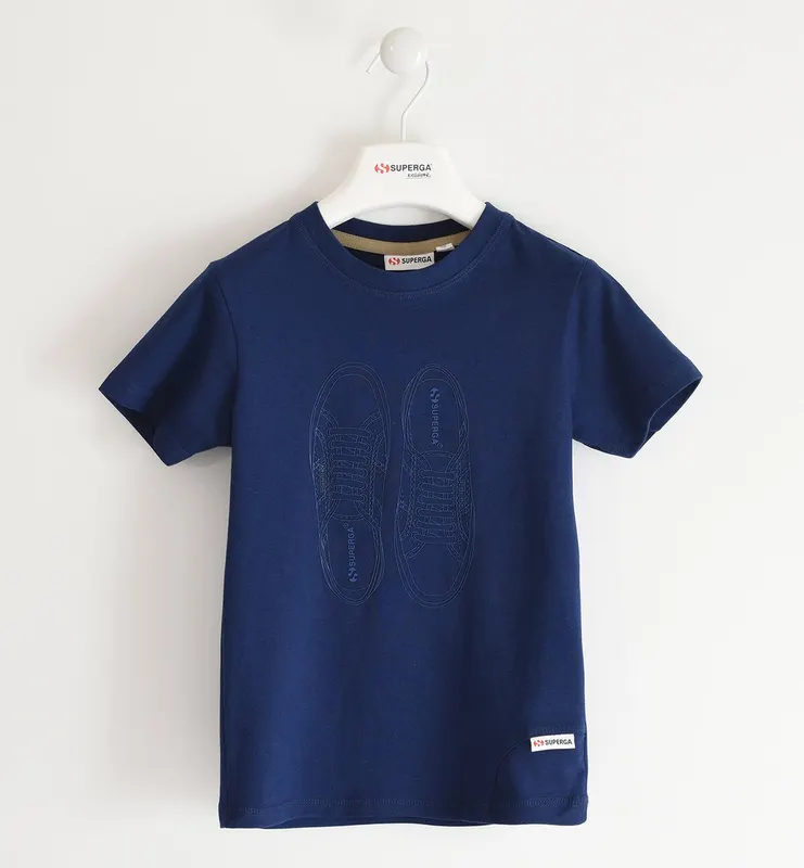 Superga Superga Kids T / Shirt Navy (S29973)