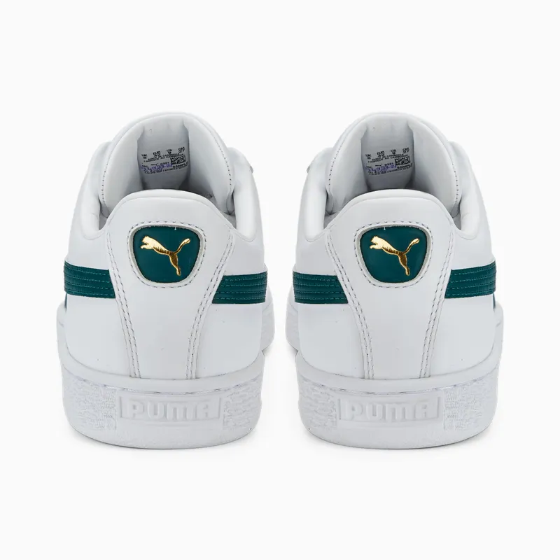 Puma Basket Classic XXI Wit/Groen (374923-21)