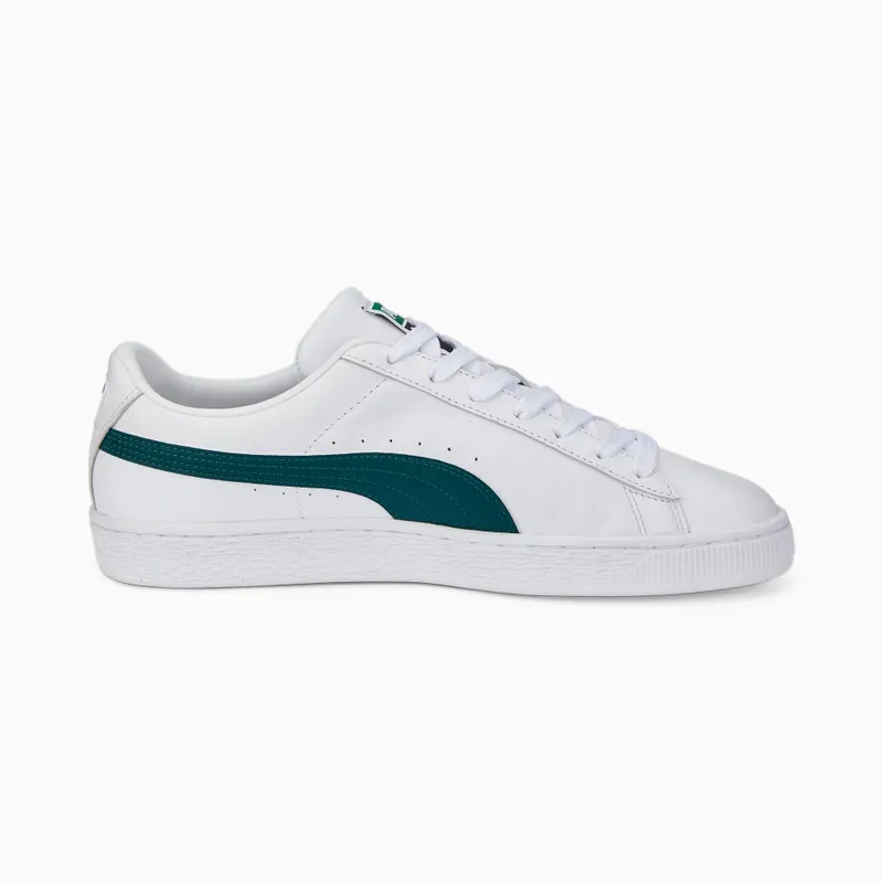 Puma Basket Classic XXI Wit/Groen (374923-21)