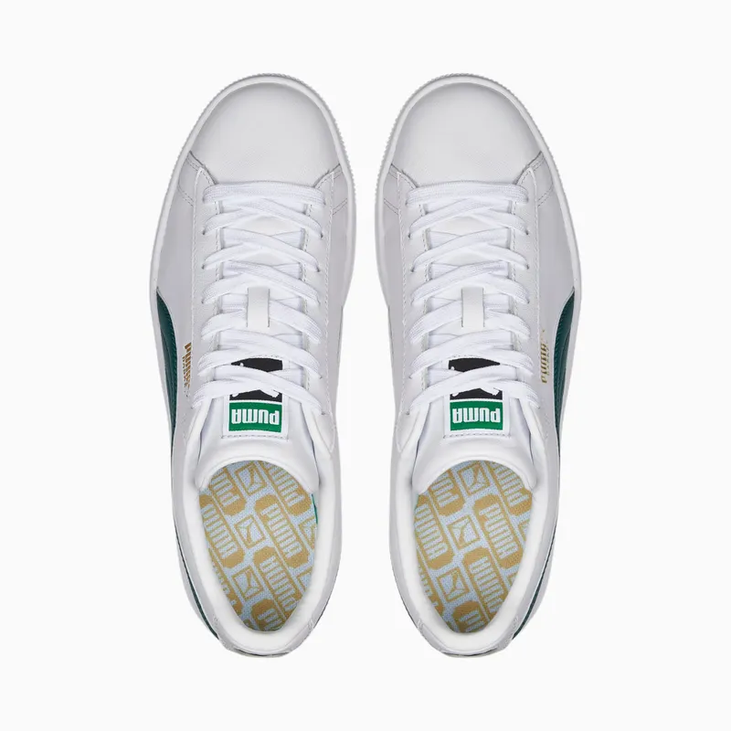 Puma Basket Classic XXI Wit/Groen (374923-21)
