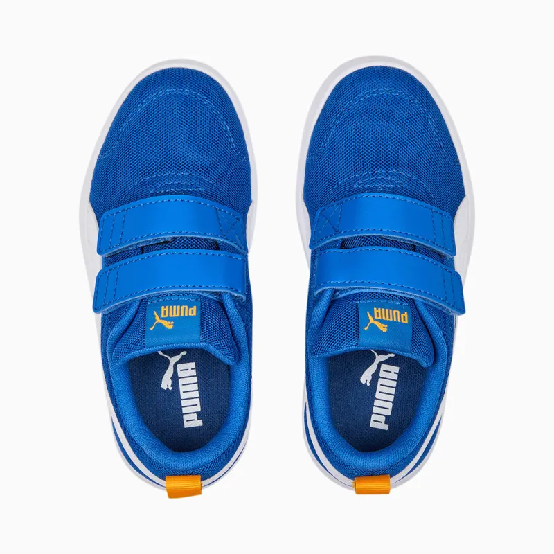 Puma Courtflex V2-sportschoenen met mesh Blauw/Wit (371758-14)