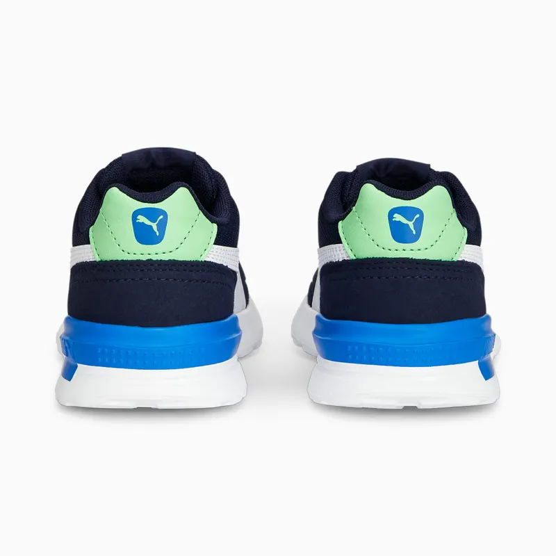 Puma Graviton AC kinderen Wit/Blauw/Groen (381988-16)