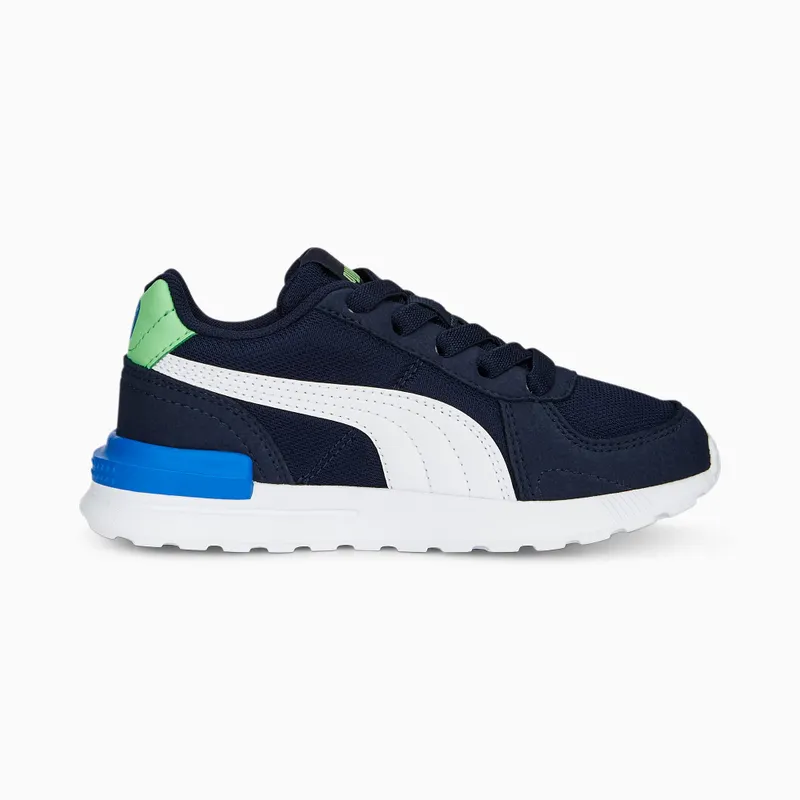 Puma Graviton AC kinderen Wit/Blauw/Groen (381988-16)