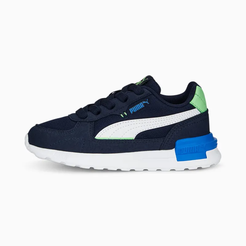 Puma Graviton AC kinderen Wit/Blauw/Groen (381988-16)