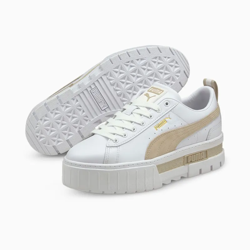 Puma Mayze Lth sneaker dames Wit (381983-02)