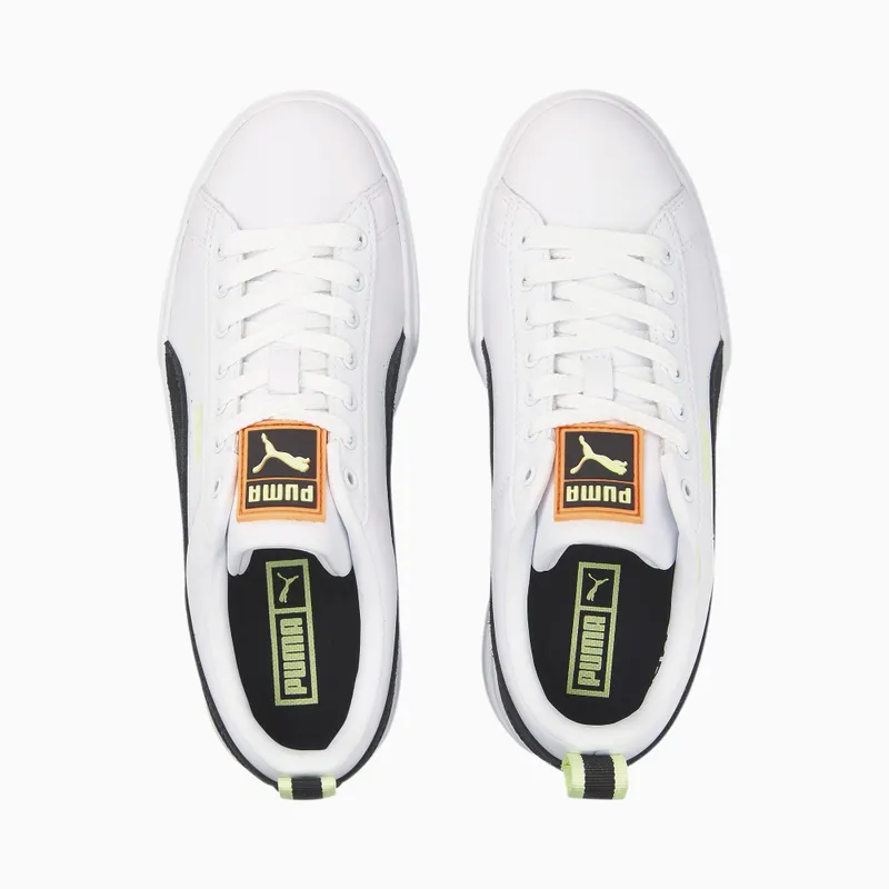 Puma Mayze Lth sneaker dames Wit/Zwart (381983-28)