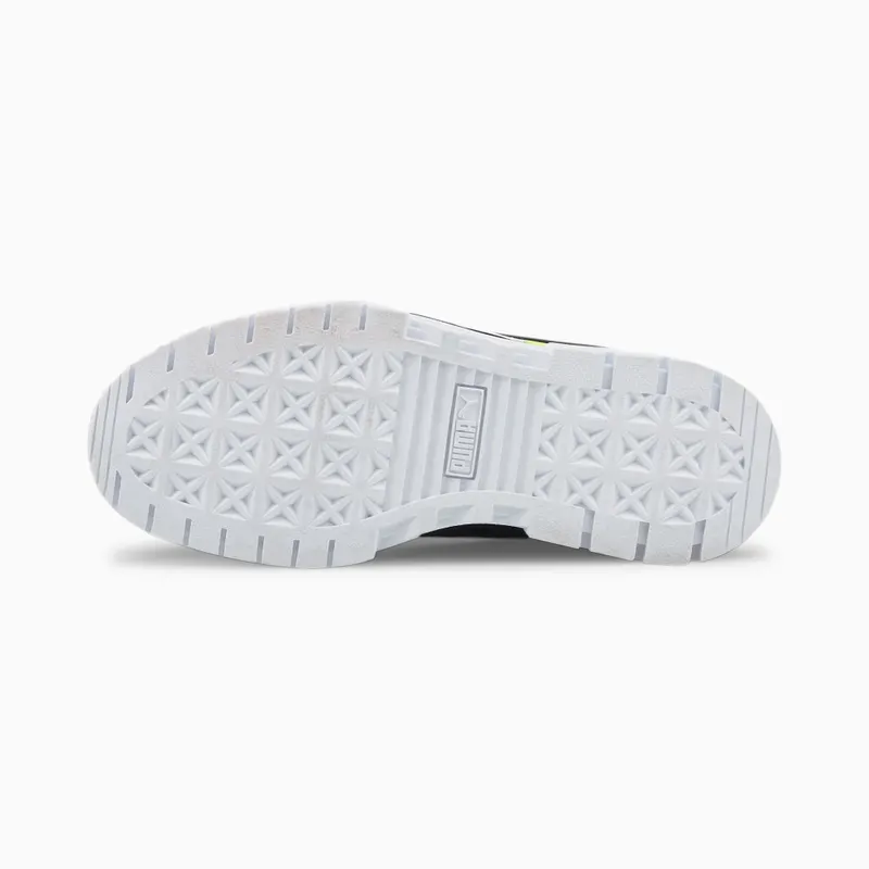 Puma Mayze Lth sneaker dames Zwart/Groen (381983-30)