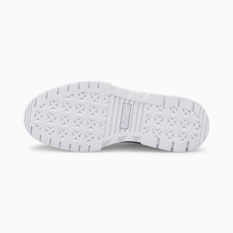 Puma Mayze Lth sneaker dames Grijs/Goud (381983-31)