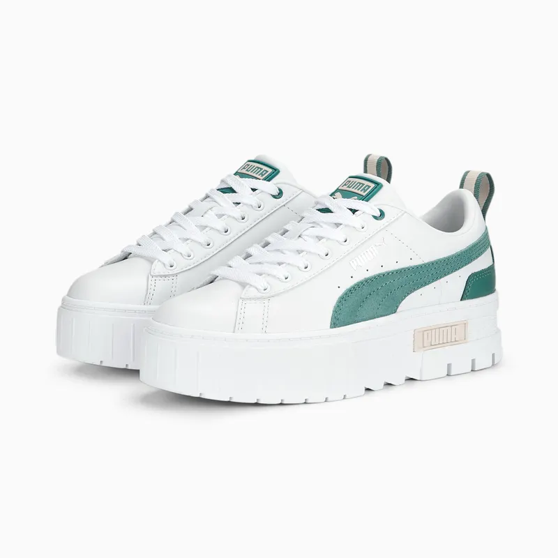 Puma Mayze Lth sneaker dames Wit (381983-26)