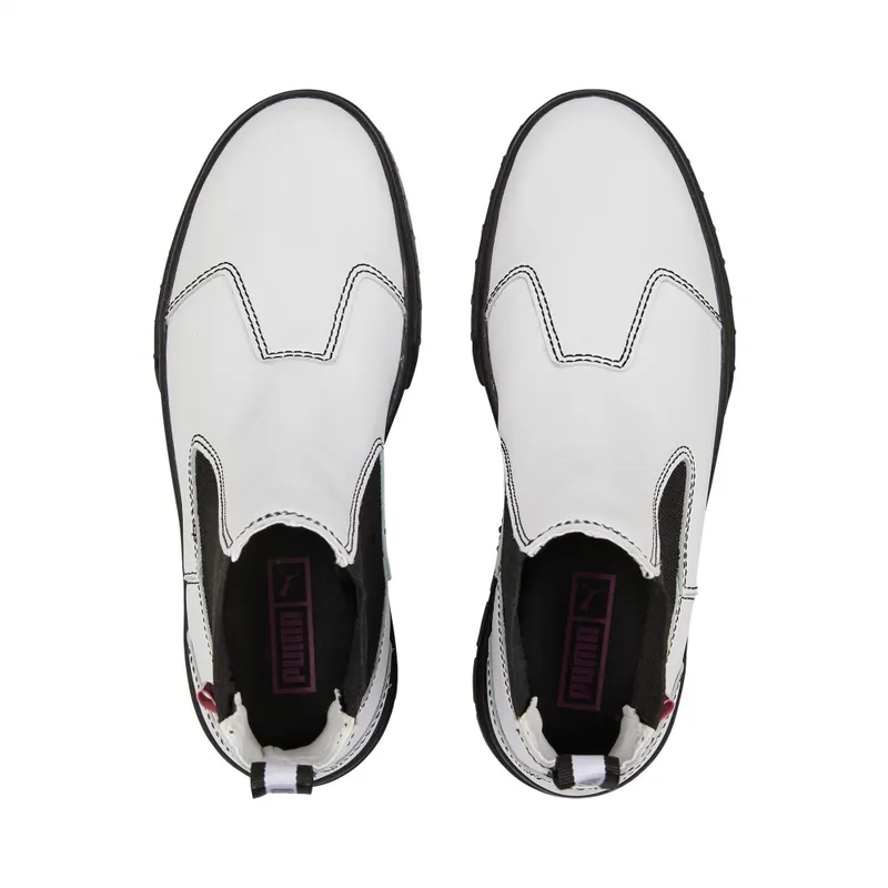 Puma Mayze Pop Chelsea wandelschoen Wit/Zwart (384549-01)